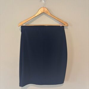 JOSEPH RIBKOFF Midnight Blue 40 Midi Pull On Pencil Skirt Size‎ 10 NWT